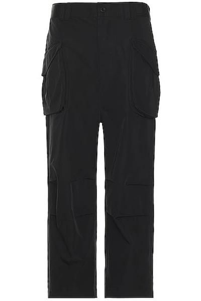 Junya Watanabe Bio Washed Cargo Pant In Black