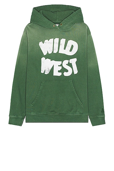 One Of These Days Wild West Hoodie In Olive Green