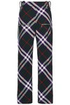 Burberry Plaid-check Straight-leg Trousers In Vine Deep Royal Ip Check