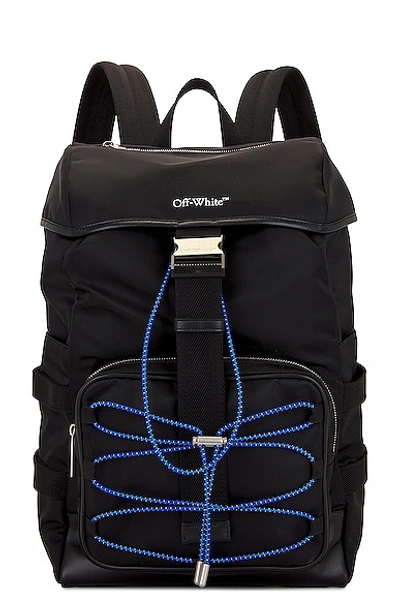Off-white Courrier Flap Backpack In Black