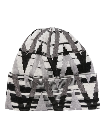 Missoni Viscose And Wool Blend Hat In Grey