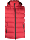 HERNO HOODED DOWN VEST