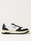 Karl Lagerfeld Panelled Low-top Sneakers In Black