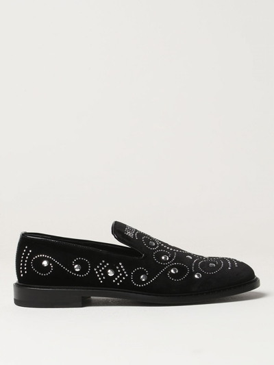 Moschino Loafers  Couture Men In Black