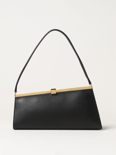 N°21 Jeanne Bag In Nappa With Logo In Black