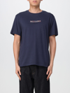 Missoni T-shirt With Logo In Navy