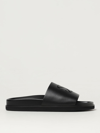 OFF-WHITE OFF WHITE POOL TIME LEATHER SLIDES,E97593002