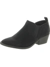 Style & Co Raniaa Womens Faux Suede Ankle Block Heels In Black