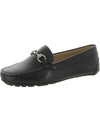 MARC JOSEPH SARASOTA WOMENS LEATHER FLAT MOCCASINS