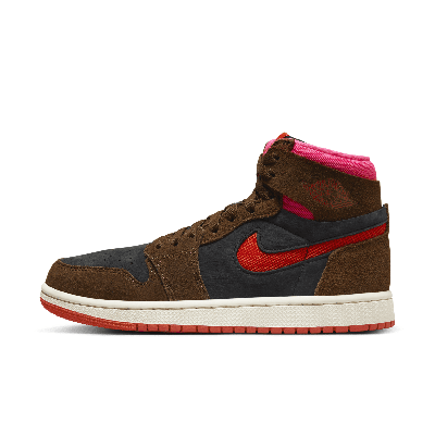 Jordan Air  1 Zoom Air Cmft Cacao Wow/picante Red/black/hyper Pink 运动鞋 In Brown