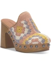 LUCKY BRAND IMMIA 2 WOMENS CROCHET CLOSED TOE MULE SANDALS