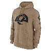 NIKE LOS ANGELES RAMS SALUTE TO SERVICE CLUB MEN’S  MEN'S NFL PULLOVER HOODIE,1013344110