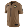 NIKE AHMAD "SAUCE" GARDNER NEW YORK JETS SALUTE TO SERVICE  MEN'S DRI-FIT NFL LIMITED JERSEY,1013344447