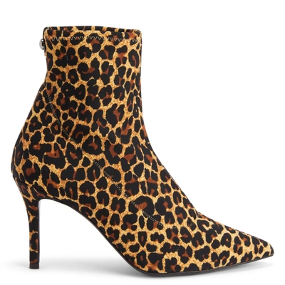 Giuseppe Zanotti Courty 90mm Leopard-print Boots In Brown