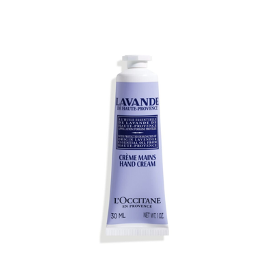 L'occitane Lavender Hand Cream In White