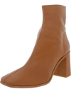 FREE PEOPLE SIENNA WOMENS LEATHER SQUARE TOE ANKLE BOOTS