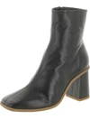 FREE PEOPLE SIENNA WOMENS LEATHER SQUARE TOE ANKLE BOOTS