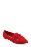 Journee Collection Muriel Flat In Red