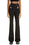 Dion Lee Black Interloop Trousers In Black