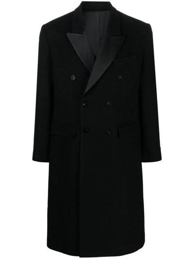 Ernest W Baker Opera Virgin-wool Coat In Black