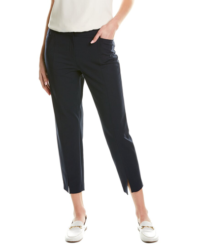 Lafayette 148 Waldorf Skinny Ankle Pant In Blue