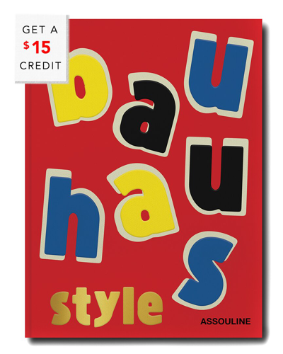 Assouline Bauhaus Style Book In Red
