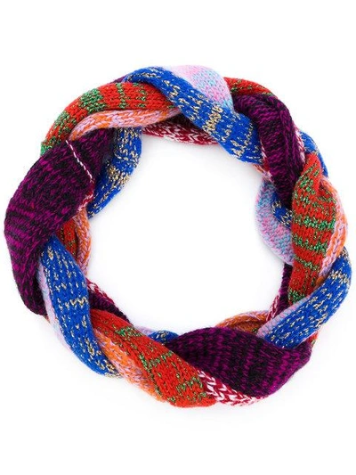 Gucci Wool And Lurex Headband In Multicolor