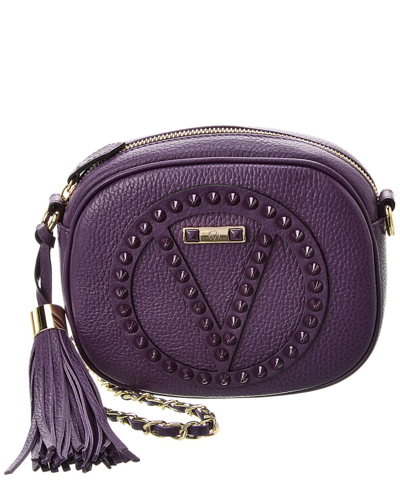 Valentino By Mario Valentino Nina Rock Leather Crossbody In Red