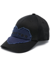 Botter Logo-patch Cotton Cap In Black