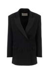 Valentino Single-breasted Blazer In Black