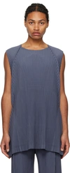 ISSEY MIYAKE GRAY MONTHLY COLOR OCTOBER TANK TOP