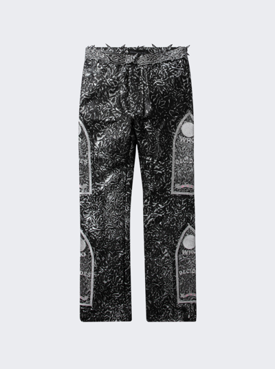 Who Decides War Foil Leather Pant In Coal