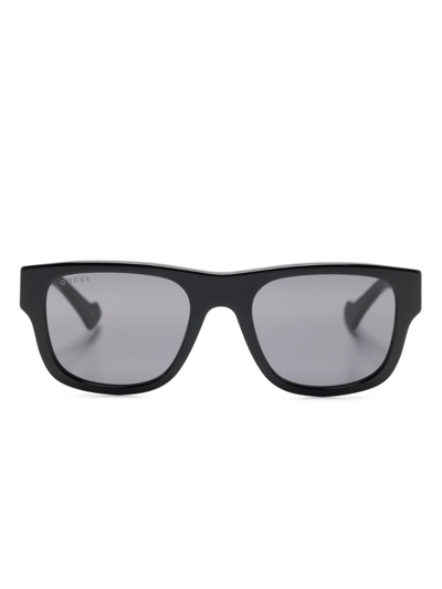 Gucci Black Square-frame Acetate Sunglasses