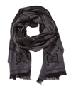 Gucci Gg Jacquard Wool Scarf