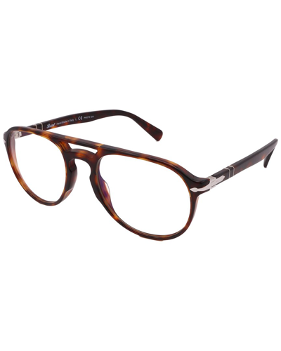 Persol Unisex Po3235s 24/bl 55mm Optical Frames In Brown