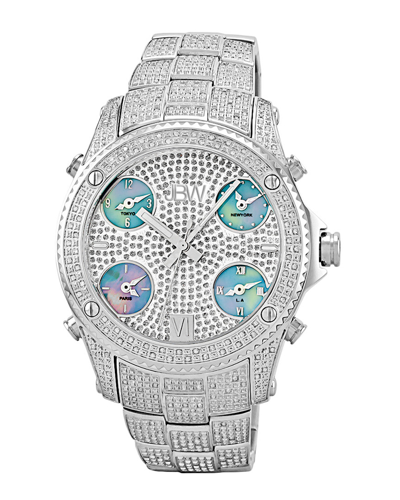 Jbw Men's Jet Setter Diamond & Crystal Watch