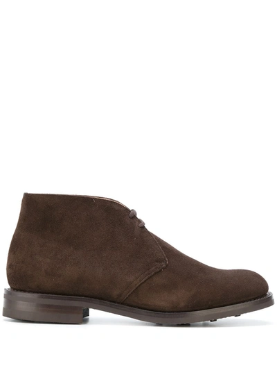 Church's Ryder 3 Lw Suede Desert Boots In Brown