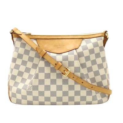 Pre-owned Louis Vuitton Siracusa Beige Canvas Shopper Bag ()