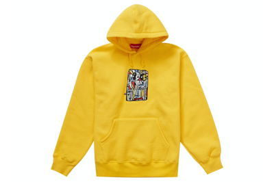 Pre-owned Supreme Neil Blender Mosaic Hooded Sweatshirt Yellow