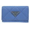 PRADA PRADA BLUE SYNTHETIC WALLET  (PRE-OWNED)