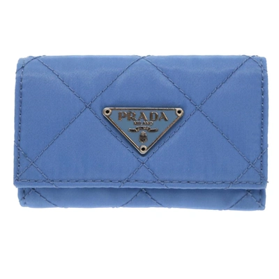 Prada Synthetic Wallet () In Blue