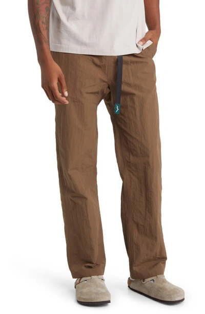 Afield Out Sierra Nylon Climbing Pants In Brown