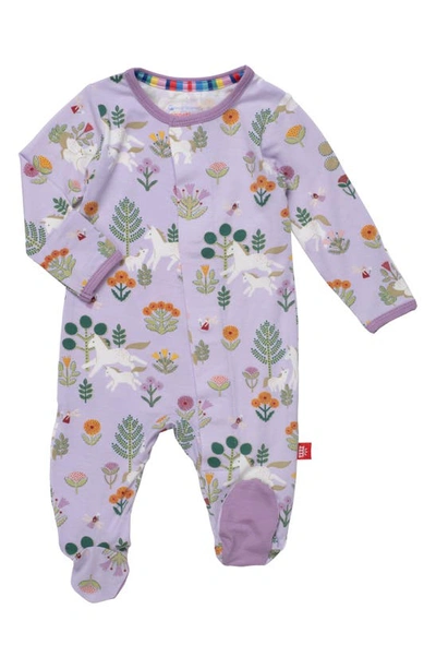Magnetic Me Girls' Folk Magic Footie - Baby In Orchid