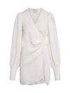 Careste Women's Amal Wrap Dress In Brilliant White