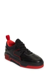Christian Louboutin Louboutin Sneakers Astroloubi Men Leather Black In Black