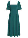 Hill House Home Women's The Matilda Dress In Botanical Garden Crepe