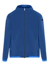 Rrd Fitted Blue Zip-up Sweatshirt In Blue