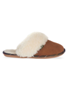 BARBOUR WOMEN'S LYDIA SUEDE & FAUX FUR SLIPPERS