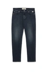 Roy Rogers Blue/black Wash Denim In Blue