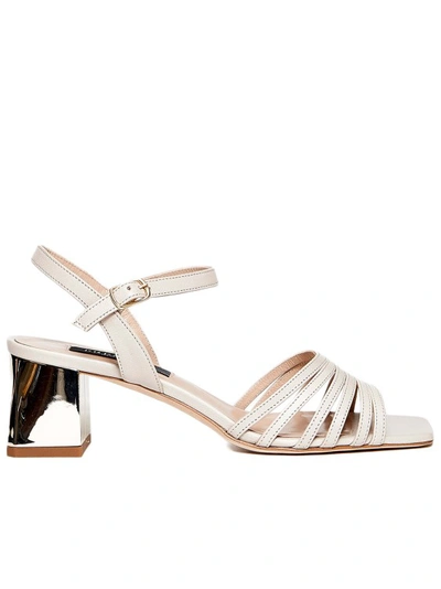 Prezioso Nude Nappa Sandal In Neutrals